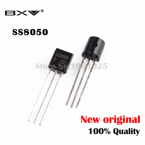 100pcs 50PCS SS8050 + 50PCS SS8550 TRANSISTOR NPN PNP TO-92 IC new original ► Photo 1/2