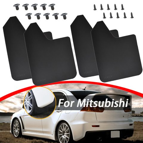 For Mitsubishi lancer Outlander Sport EVO X ix WRC Mirage L200 TRITON Pajero Montero Mud Flaps Mudflaps Splash Guards Mudguards ► Photo 1/1