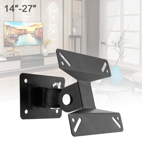 Universal Adjustable 10KG TV Wall Mount Bracket  Support 180 Degrees Rotation for 14 ~  27  Inch LCD LED Flat Panel TV ► Photo 1/6
