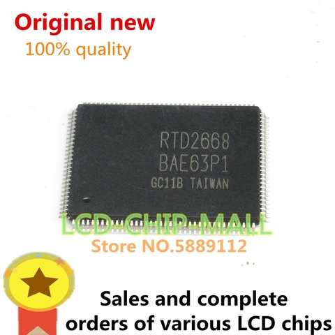 1PCS RTD2668  2668 QFP128  IN STOCK 100%GOOD ► Photo 1/1
