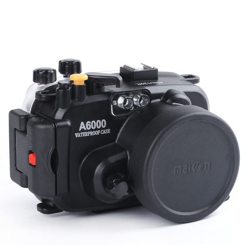 For Sony A6000 16-50mm Lens Meikon 40M 130ft Waterproof Underwater Housing Case Cover Camera Diving Swimming ► Photo 1/5