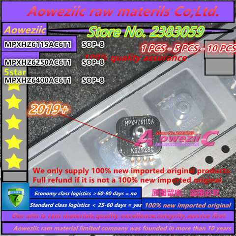 Aoweziic  2022+ 100% new original  MPXHZ6115AC6T1 MPXHZ6115A MPXHZ6250AC6T1 MPXHZ6250A MPXHZ6400AC6T1 MPXHZ6400A Pressure Sensor ► Photo 1/4