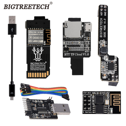 BIGTREETECH ESP-01S WIFI Module TF Cloud SD Cloud  DCDC Mode BTT Writer For SKR V1.4 Turbo Ender 3 3D Printer Parts ► Photo 1/6