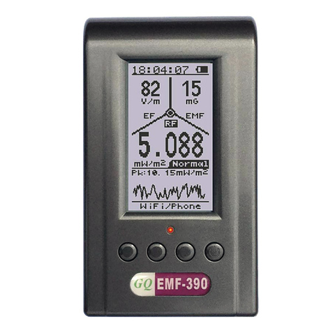 EMF Meter 390V2 Electromagnetic Radiation Detector 3-in-1 RF EMF390 Magnetic Field Electric Fiend Data Log ► Photo 1/6