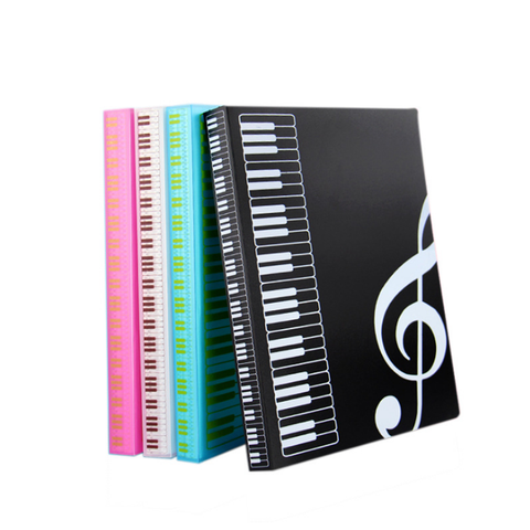 40/80 pages Multi-layer waterproof music folder file plastic data bag Filing Products document bag A4 piano score book folder ► Photo 1/6