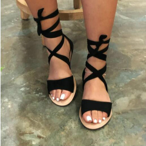 Nice black sandals with large ankle strap. Summer heels