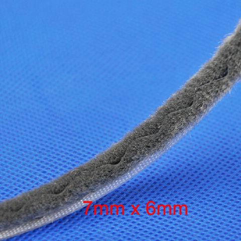 5m x 7mm x 6mm sliding sash window pile door brush seal strip soundproofing weatherstrip ► Photo 1/2