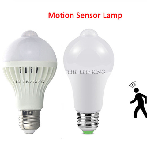 12W 15W 18W 20W LED Motion sensor lamp E27 Universal Safety Night Light AC 110V 220V Saving Energy LED Bulbs PIR Decor Ampoule ► Photo 1/6