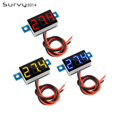 0.36 inch DC 3.3-17V 3 Bits Digital LED Display Panel Voltage Meter Voltmeter Tester Digital Ammeter Voltmeter diy electronics ► Photo 1/4