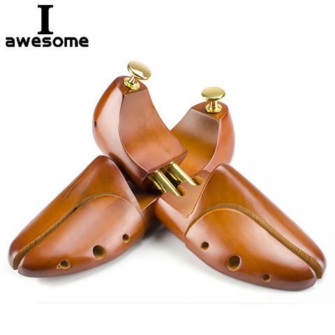 1 Pair Guger-tree Adjustable Shoe Trees Solid Wood Men's Shoe Support Knob Shoe shaping Women's Shoe's Care Stretcher Shaper ► Photo 1/4