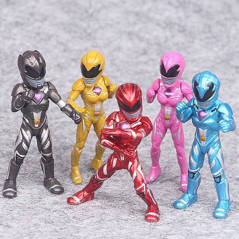 5pcs/set Dinosaur Team Power Dolls Around The Film Warrior D Model PVC Ranger Action Figure Collecting Gifts ► Photo 1/6