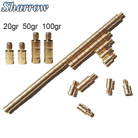 20/30 pieces Professional 25/50/100 grain Dart weight add Accentuator tools Accessories 2BA Universal thread Arrow weight Add ► Photo 1/6