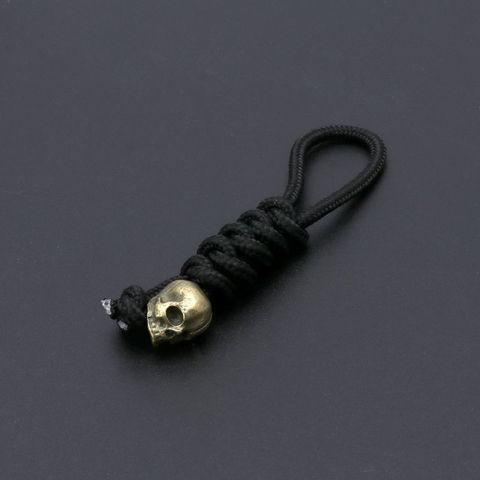 Skeleton Skull Pendant Woven Rope Umbrella Mountaineer Survival Key Chain Unisex ► Photo 1/5