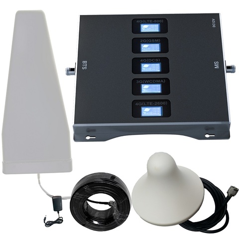 2G 3G 4G LTE 800 900 1800 2100 2600 Mhz  Mobile Signal Booster Repeater  Amplifier Band 1 3 7 9 20 , 100% work in  Europe ► Photo 1/6