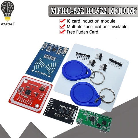 RFID module RC522 MFRC-522 RDM6300 Kits S50 13.56 Mhz 125Khz 6cm With Tags SPI Write & Read for arduino uno 2560 ► Photo 1/6