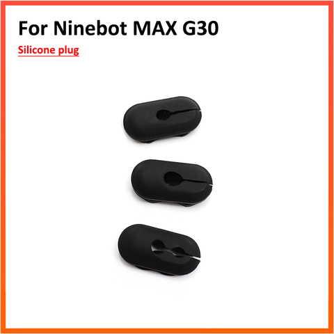 Silicone Plug For Ninebot MAX G30 G30D Electric Scooter Waterproofx Cover Case Dust Plug Rubber Accessories ► Photo 1/6