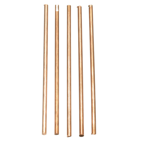 5Pcs 100mm Length Metal Electrode Soldering Rod 3mm Diameter Solid Round Red Copper Bar Welding Brazing Wire ► Photo 1/6