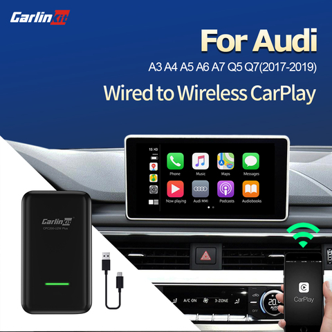 Carlinkit 2.0 CarPlay Wireless for Audi A3 A4 A5 A6 A7 A8 Q2 Q5 Q7 MMI  2017-2022 Carplay2Air Adapter Activator USB Dongle iPhone - Price history &  Review