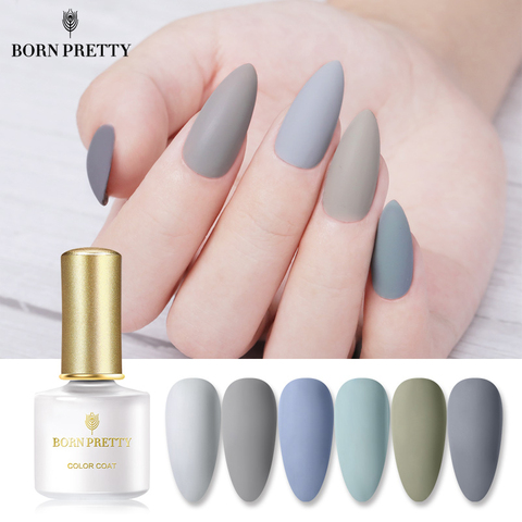 BORN PRETTY Grey Series Nail Gel Polish  Nail Color 6ml Soak Off UV LED Gel Varnish Long Lasting Nail Art Design ► Photo 1/6