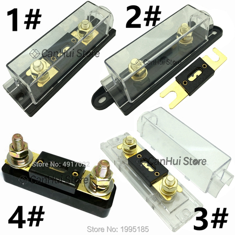 2Pcs ANL fuse holder Bolt-on Fuse Automotive Fuse Holders Fusible Link with fuse 40A 60 80 100 120 225 275 300 400A 450A 500 AMP ► Photo 1/6