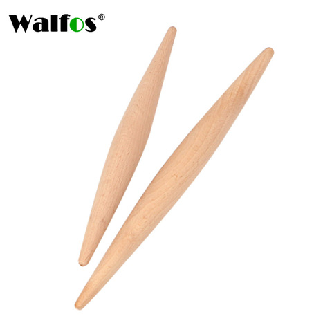 WALFOS 23 cm /28 cm Rolling Pin Wood Fondant Cake Dough Roller Non-Stick Cooking Tool Gadgets Pasta Dumpling Skin Maker Double ► Photo 1/6