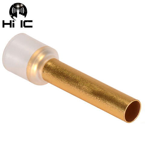 HiFi Audio Copper Cable End Sleeves With Insulation Wire Connector Naked Cable Ferrule Sleeve Tube Lug Cord End Crimp Terminal ► Photo 1/1