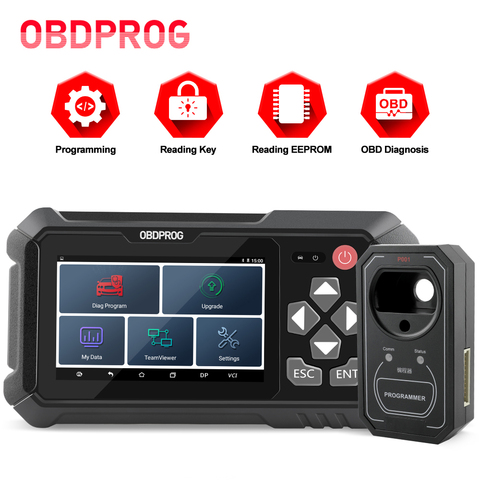 OBDPROG 501 Obd2 Auto Key Programmer Wifi Remote Key Master Code Reader EEPROM Pin Code IMMO OBD 2 Car Diagnostic Tool PK X300 ► Photo 1/6