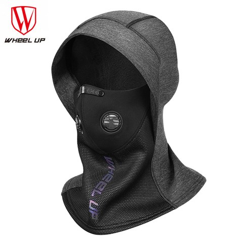 WHEEL UP Winter Thermal Cycling Cap Windproof Waterproof Sport Mask Cold Protection Bicycle Face Mask Fleece Bike Caps Ski Masks ► Photo 1/6