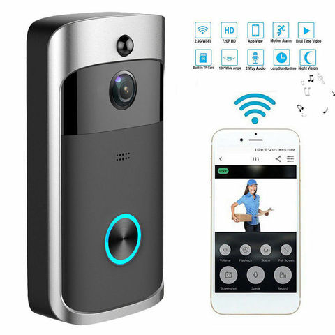 V5 Doorbell Smart IP WIFI Video Intercom WI-FI Door Phone Bell Camera For Apartments IR Alarm Wireless Security Camera ► Photo 1/6