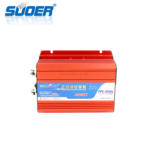 Suoer 【 Pure Sine Wave Inverter 】Pure Sine Wave Solar DC AC 12V 220V 300W Off Grid Inverter (FPC-300AL) ► Photo 1/6