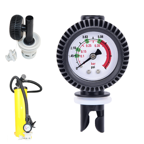 Inflatable Boat Raft Ribs Kayak Air Pressure Digital Meter Body Board Barometer with Hose Adaptor Connector ► Photo 1/6