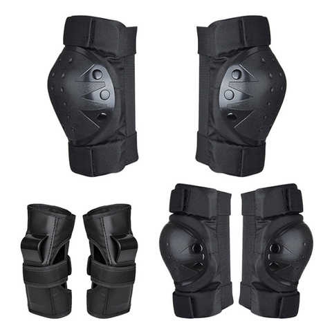 LOCLE 6pcs/Set Adult Child Protective Set Knee Pads Elbow Pads Wrist Protector Protection for Scooter Cycling Roller Skating ► Photo 1/6