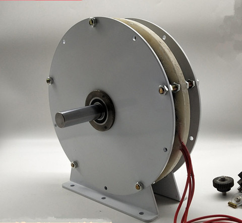 2000W High Power Disc Coreless Generator High Efficiency Permanent Magnet Low Speed Low Resistance ► Photo 1/4