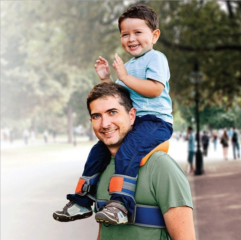 Kids Shoulder Carrier For Daddy Saddle Baby For Kids Outdoor Travel Hands Free Hip Seat Children Strap Rider Brand Baby Carrier ► Photo 1/6