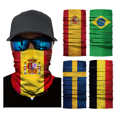 National Flag Seamless Magic Scarf Outdoor Neck Gaiter Face Shield Fishing Cycling Hiking Ski Motorbike Bandana Men Women Mask ► Photo 1/6