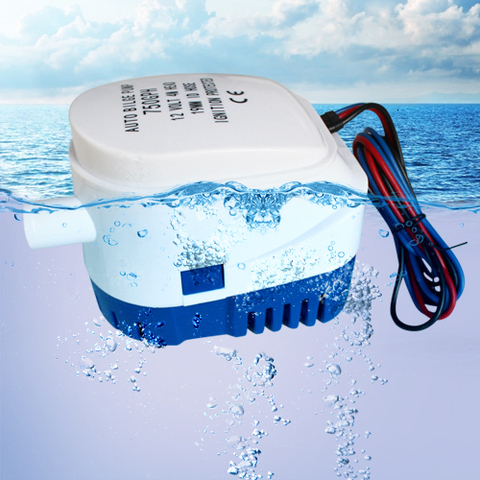 750GPH 1100GPH Automatic boat bilge pump 12V 24V DC submersible electric water pump small 12 v volt 750 1100 gph auto ► Photo 1/6
