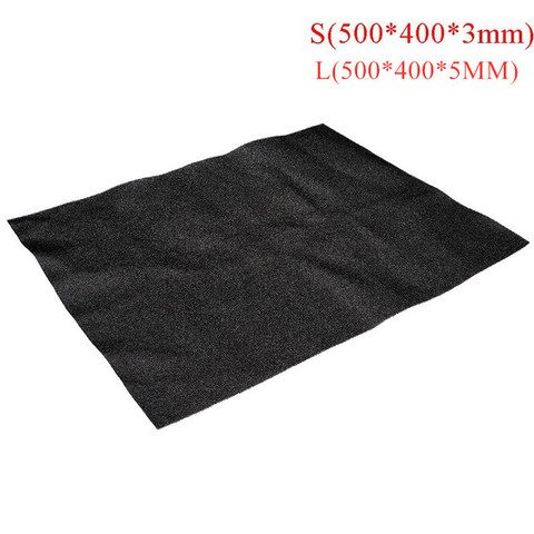 DIY 500*400*3mm/5mm Computer Mesh sponge PC Case Fan Cooler Black Dust Filter Case Dustproof Cover Chassis dust cover 60PPI ► Photo 1/6