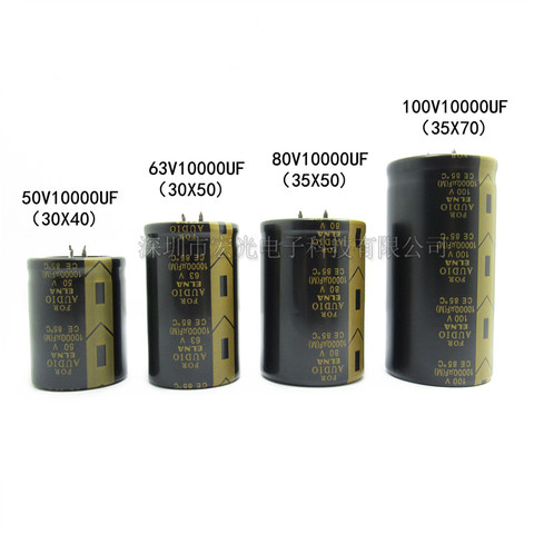 1pcs ELNA FOR AUDIO 10000UF 50V 63V 80V 100V LAO 50V10000UF 63V10000UF 80V10000UF 100V10000UF Hifi Filter Amplifier Capacitor ► Photo 1/6