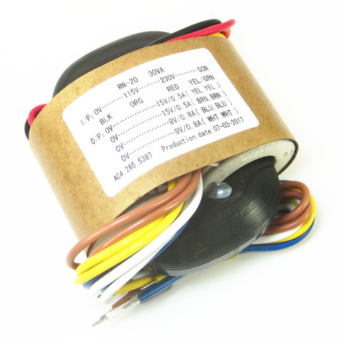 30W 15V*2+9V*2 dac transformer R core for diy audio  es9018 es9038pro ak4497 decoder ► Photo 1/3