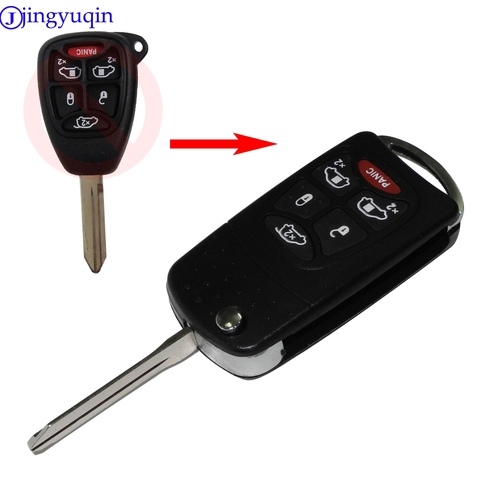 6 Buttons Flip folding Remote Key Case Shell for Chrysler Town Country for Dodge Grand Caravan for Jeep Key Shell Replacement ► Photo 1/3