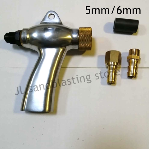 JL Air Sandblaster Gun with 1 piece Boron Carbide Basting Nozzle For Sandblasting Cabinet Sand Blast Spare Parts ► Photo 1/6