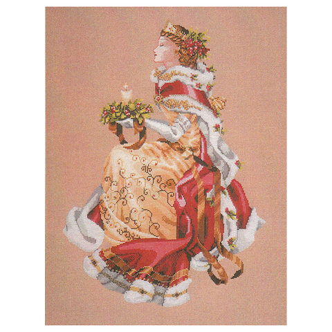 Gold Collection Counted Cross Stitch Kit Christmas Queen Fairy  Royal Holiday Angel MD 78 ► Photo 1/4