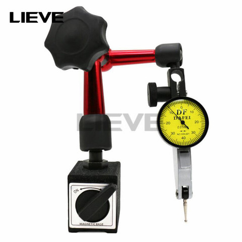 New Mini Universal Flexible Dial Test Indicator Magnetic Base Holder Stand Magnetic Correction Gauge Stand Indicator Tool ► Photo 1/6