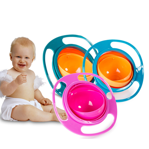 Newborn Baby Magic Bowl Rotary Balance 360 Rotate Spill-Proof Infants Toddler Kids Training Feeding Bowl Practice Tool no spill ► Photo 1/6