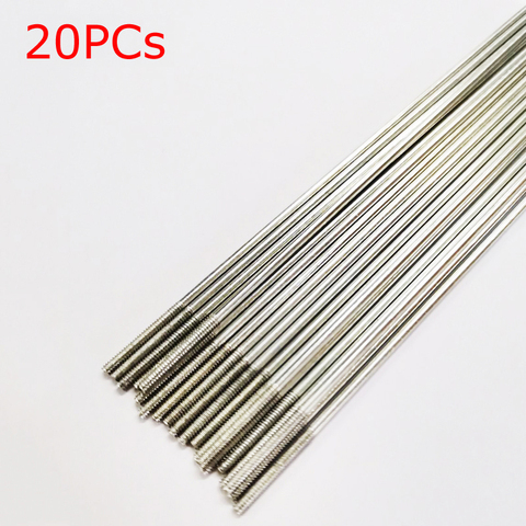 20PCs Dia 1.2mm Steering Gear Tapping Rod Lever Servo Linkage Pushrod Double Thread Rods Bar Studs for RC Aircraft Accessories ► Photo 1/4