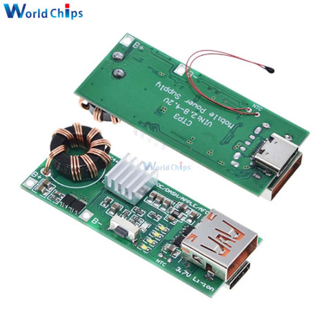 QC4.0 QC3.0 Type-C USB Fast Charger Module Double Way PD Mobile Phone Power Bank Quick Charge 5V 9V 4.5A 18W Phone Charge Board ► Photo 1/6