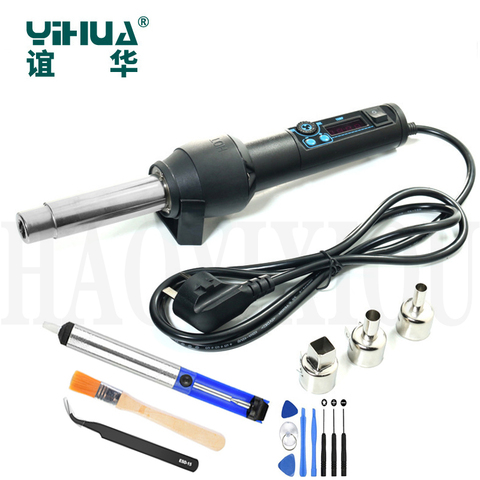 YIHUA 8858 Upgraded Version 8858-I 650W Portable Blower Hair Dryer Heat Gun BGA Hot Air Gun 110V/220V Solder Rework Tool ► Photo 1/6