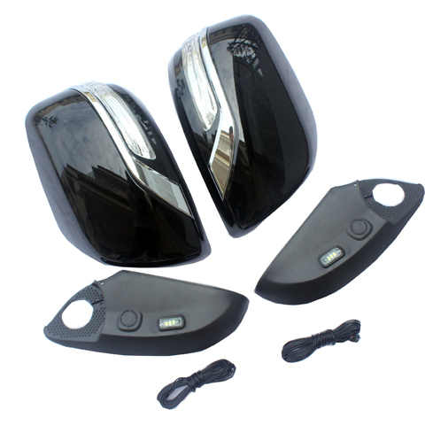 Car Side Rear-View Mirror Cover Replacement For Toyota Land Cruiser 200 FJ200 2008 2009 2010 2011 Accessories ► Photo 1/5