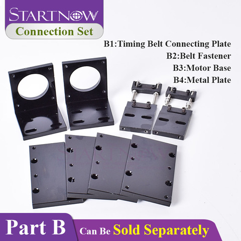 Timing Belt Fastener & 57 Stepper Motor Base Bracket & Connecting Plate Installation Board For DIY CNC CO2 Laser Metal Machine ► Photo 1/6