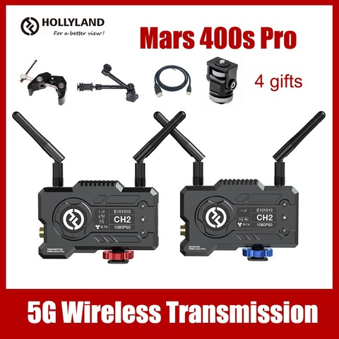 Hollyland MARS 400S PRO Video Wireless Transmission System HD Image Transmitter Receiver HDMI SDI 1080P for Youtube Video ► Photo 1/6